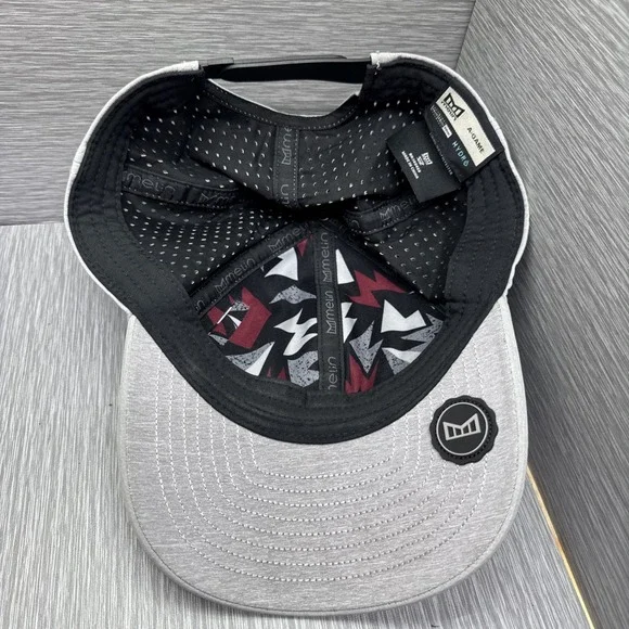 Melin A-Game‎ Hydro Performance Hat Gray Adjustable Snapback Water Resistant Cap